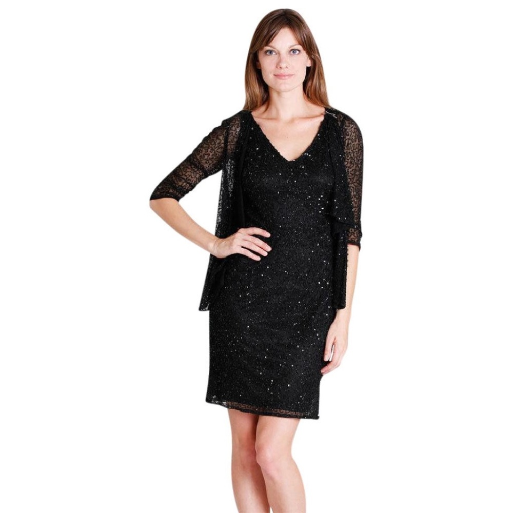 NEW JS Collections Embellished Jacket Dress